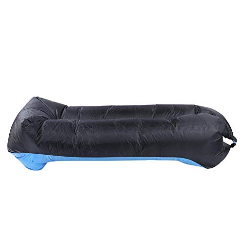 Keenso Air Bed, Oxford Cloth Camping Inflatable Sofa Outdoor Bag Ultralight Beach Camping Travel Sleeping Bag Air Bed Lounger Chair