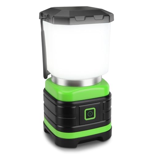EXTRASTAR Camping Lantern, Lanterns for Power Outages, 2 Flash Modes, 260 Lumen max, Battery Powered Camping Gear for Camping, Hiking, Fishing, Hurricane, Storm, Outage, 1 Pack - size: 1 pc
