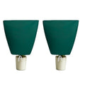 Plant Covers Freeze Protection, 2 Pack Frost Cloth with Zipper Drawstring 24’’×32’’, Reusable Outdoor Protection Jacket for Shrub Tree Potted Plants Winter Cold Weather(Green) - size: 24"×32"