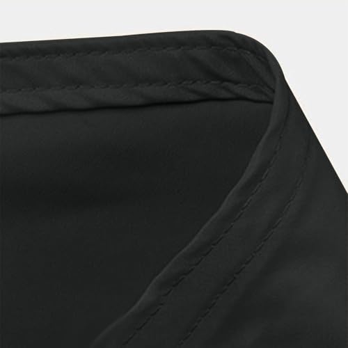 4'x25' Aiwi Space 100% Solid Non-See-Through Privacy Fence Panel, 4ft Garden Privacy Fence, Full Privacy Protect for Balcony, Backyard,Porch, Railing and Pool, Black - color: Black, size: 4×25ft