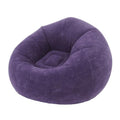 Inflatable Lazy Sofa Chair Portable Bean Bag Couch for Camping Living Room and Outdoor Use Effortless Setup with Quick Inflation Comfortable Material Includes Pump