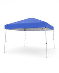 GarveeLife Canopy Tent, GarveeLife 10X10 FT Pop Up Canopy Outdoor Instant Tent Slant Legs with Carrying Bag, Portable Gazebo Shelter for Patio Deck Garden Beach - 8X8 FT Canopy Cover (Blue) - color: Blue