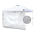 Mesh Sidewall for 10x10 Pop Up Canopy - Straight Leg, Commercial Grade Black Mesh Walls, 1 Pack Only - color: Black