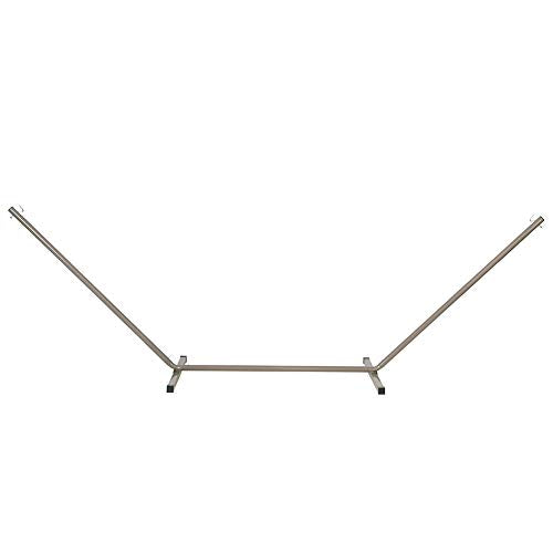 Lazy Daze Hammocks Outdoor 12 Feet Hammock Stand Heavy Duty Coated Steel Tube Frame, for Indoor Porch Patio Garden Backyard Hammocks, 450 Pounds Weight Capacity, Tan - color: Tan, size: 12 FT