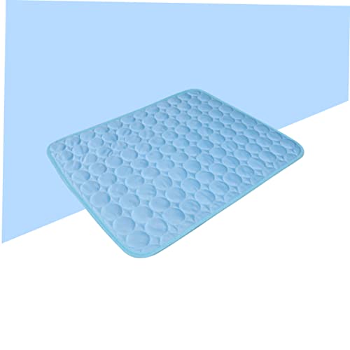 BESPORTBLE Pet Cooling Mat Comfortable Heat Dissipation Pad for Dogs and Cats Soft and Breathable Design for Cozy Rest for Home Use - size: 100*70*0.3cm
