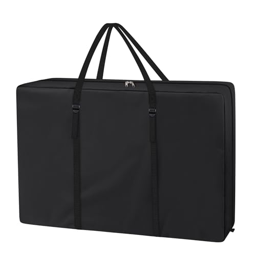 Explore Land Heavy Duty Chair Storage Bag for Folding Longue Zero Gravity Light Weight Transport Folding Rollator Walker (Black) - color: 1 Pack: Black