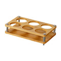 Glass Holder, Wine Drinks Cup Storage Carrier, Drink Cup Storage Holder, Glasses Organizer, S 6 Hole - color: S 6 Hole