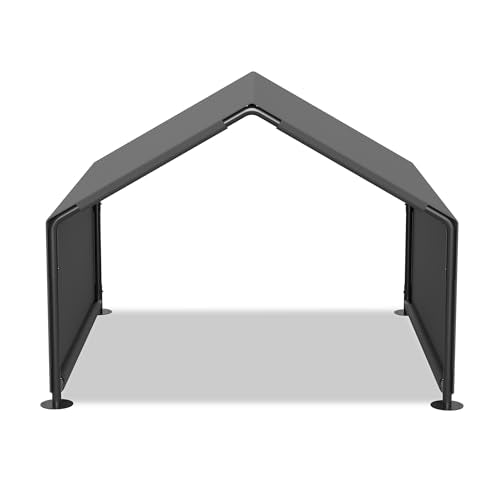 4'x4'x3' Outdoor Dog Shade Tent, Waterproof Sun Shelter for Small Medium Pets, Portable Dog House for Yard, Camping, with Roof and Ground Stakes (Gray, 47.8" x 46.6" x 36")