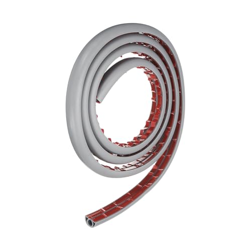 HARFINGTON 6ft Cord Cover Floor W0.3 x H0.3 Inner Channel PVC Hide Extension Cable Floor Wire Hider Wire Covers Protector for Prevent Cable Trips Cables Management, Grey - color: Grey, size: W0.3"xH0.3"x6ft
