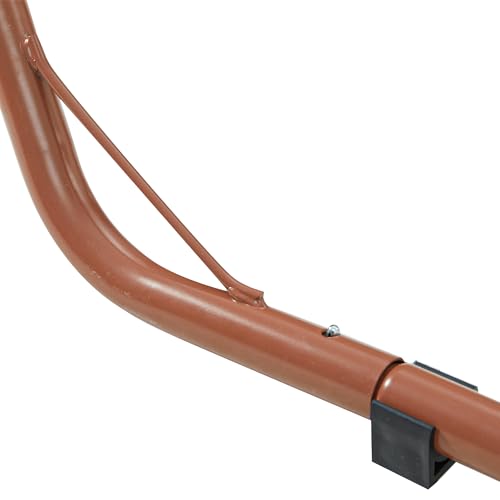 gafete Universal 2 Person Hammock Stand Only, 600 lbs Capacity, Fits 9 to 14ft Hammocks, Adjustable Double Heavy Duty Powder-Coated Steel Stand for Outside, Multi-Use (Rose) - color: Rose