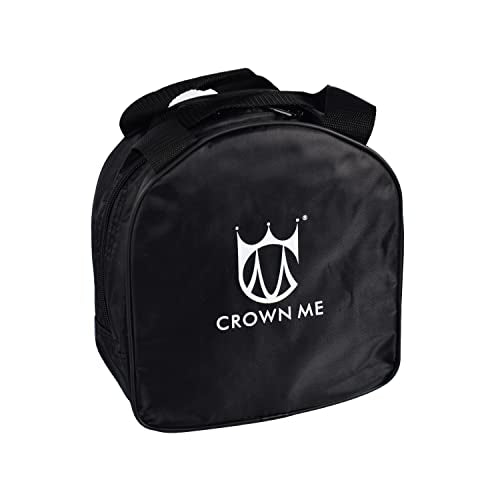 CROWN ME Disc Golf Set with 6 Discs and Starter Disc Golf Bag – Fairway Driver, Mid-Range, Putter Disc - color: Black