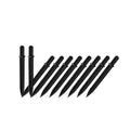 10 Pack Solar Light Stakes Replacement (Fit for Lights Pole Inner Diameter 0.45 inch), ABS Reinforced Ground Spikes, Solar Panel Spikes for Outdoor Pathway Christmas Lights Yard Garden Deco - size: ID-0.45"ABS