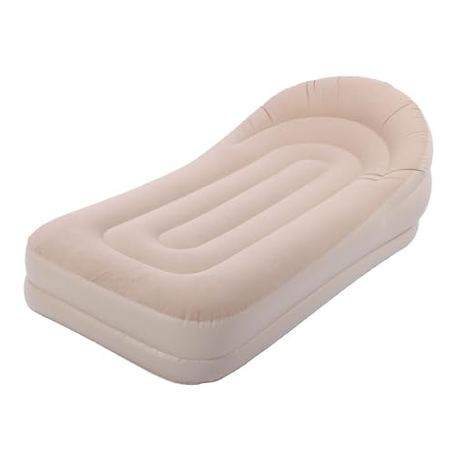 Luocute Inflatable Lounger, 200x90x60cm Wide Automatic Inflation Air Sofa with Built in Pump, Portable Blow Up Couch for Camping Outdoor Home Relaxation