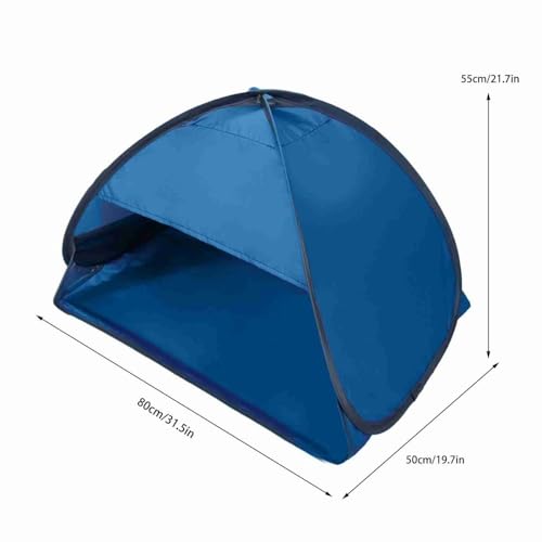 Sun Shelter with Carry Bag – Polyester Sun Protection Canopy for Beach, Picnic & Outdoor Travel, Compact Shade Tent for Pets, Lounging & Phone Use(L) - size: L