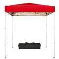 Sunnyglade 6x4 Ft Pop-Up Canopy Tent Outdoor Portable Instant Shelter Folding Canopy with Carry Bag - color: Red