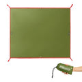 Frelaxy Tent Footprint, Waterproof Camping Tarp, Durable Tent Floor to Elevate Your Camping, Hiking, Backpacking, Hammock, Beach Experience - color: Army Green, size: 3 Person—80'' x 80''