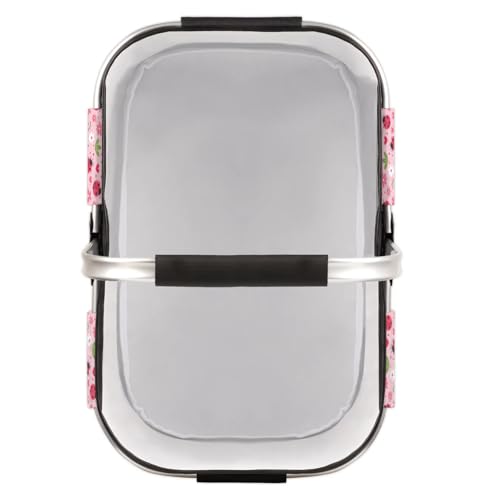 Picnic Baskets Shoping Basket Collapsible Portable Picnic Basket - color: Ladybird(style 1)