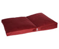Meditation Cushion,Velvet Meditation Pillow and Zabuton 2-in-1 Portable Design(50 * 70CM). (Burgundy, Service H：9cm) - color: Burgundy