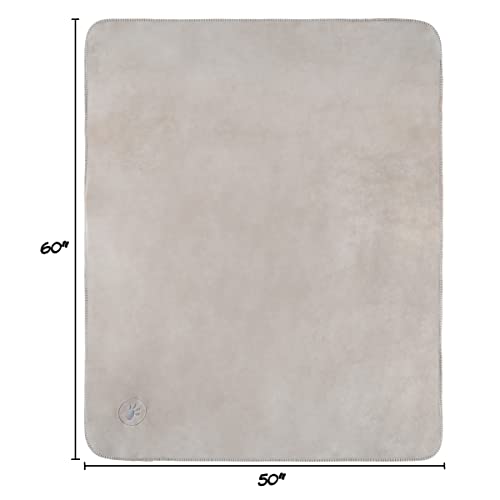 Waterproof Blanket for Dogs and Cats - Reversible 50x60 Throw for Couch, Bed, or Car Protection Against Spills, Stains, and Pet Fur by PETMAKER (Tan) - color: Tan, size: Small