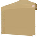 Tradesparker 10x10 Pop Up Canopy Wall with Zipper, 86 inch Height Instant Canopy SunWall Tent Sidewalls for 10x10 Pop Up Tent,2 Pack Sidewall Only,Khaki - color: Khaki, size: 10FT*2