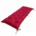 Srutirbo Waterproof Outdoor Bench Cushion, 48"x20", Swing Cushion Patio Furniture Cushions 3 Seater, for Garden Patio Furniture Lounger Bench (Wine red, 48x20 in) - color: Wine Red