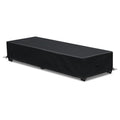 Waterproof Patio Lounge Chair Cover 1 Pack Outdoor Chaise Lounge Covers 600D Weather Resistant Material, UV Protection, Windproof Design Outside Furniture Covers 80" x 28" x 14" H,Black - color: Black, size: 1 Pack (80"L x 28"W x 14"H)
