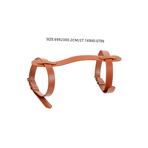balacoo Blanket Strap for Camping Pu Carrying Strap for Picnic and Beach Mats Comfortable Handle Easy to Use and Practical Binding