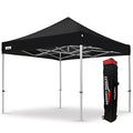 Extreme Canopy Commercial Heavy Duty Aluminum Instant Popup Canopy Tent (Black, 10ft x 10ft) - color: Black, size: 10ft x 10ft