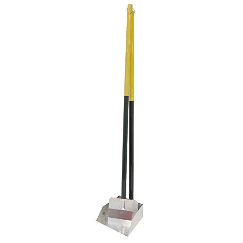Four Paws Stainless Steel Long-Handled Dog Pooper Scooper Spade & Pan 2 Piece Set, Pet Waste Pickup Tool, 38" x 7" - size: Small, 7" x 7" x 38", style: Spade & Pan Set