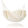 SUNCREAT Camping 2 Person Canvas Hammock, Double Travel Hammock, 475 lbs Capacity, Natural - color: Beige, size: X-Large