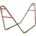 gafete Universal 2 Person Hammock Stand Only, 600 lbs Capacity, Fits 9 to 14ft Hammocks, Adjustable Double Heavy Duty Powder-Coated Steel Stand for Outside, Multi-Use (Rose) - color: Rose
