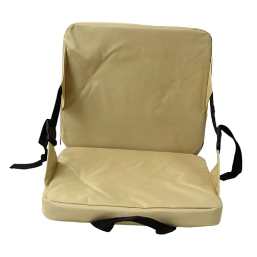 Yiju Stadium Seat Cushion Bleacher Cushion Oxford Cloth Folding with Back Support Padded Seat for Backyard Outdoor Beach Camping