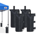 ABCCANOPY 150 LBS Extra Large Canopy Sand Bags, 4-Pack, Black (Without Sand) - color: Black, size: 150lbs