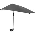 Sport-Brella Versa-Brella SPF 50+ Adjustable Umbrella with Universal Clamp - color: Gray, style: REG