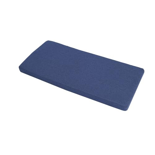 Custom Long Dining Bench Cushion with Ties for Indoor Furniture Non-Slip Rectangle Window Seat Cushions 60 x12 Inch, Navy Blue - color: Navy Blue, size: 60″x12″