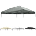 10x10 Canopy Replacement top,10x10ft Pop Up Canopy Top Cover,Silver Coated Durable Replacement Canopy top for Straight Leg Canopy Frame,Grey(1 PCS Top Cover Only) - color: Gray