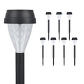 ELUTENG Solar Ground Lights 8 Pack Solar Lights Outdoor Waterproof Auto On Off Solar Garden Lights Landscape Lighting for Outside Patio Pathway Yard Lawn Driveway Deck Step Walkway, Colorful Lanterns