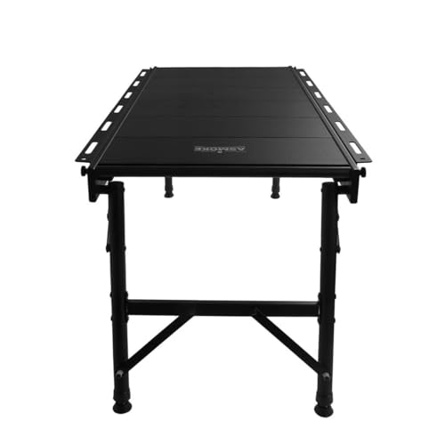 ASMOKE Portable Table System - 3 Unit Modular Outdoor Cooking Station, Compatible with Pellet Grills & Gas/Charcoal Stoves, Compact & Stable Design for Backyard BBQ, Camping