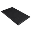 Playsafer Heavy Duty Commercial Grade Rubber Playground Safety Mat - Playground Protection Mat for Swings and Slides - 54" Long X 32" Wide x 2" Thick (Black) - color: Black