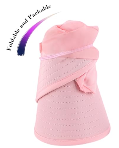 Sun Hats for Women Wide Brim Sun Hat UV Protection Caps Floppy Beach Packable Visor - color: Dark Grey