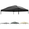 10x10 Canopy Replacement top,10x10ft Pop Up Canopy Top Cover,Silver Coated Durable Replacement Canopy top for Straight Leg Canopy Frame,Black(1 PCS Top Cover Only) - color: Black