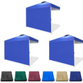 SideWall for 10x10 Canopy Frame, 3 Pack Blue SunWall Only, (with Zippers) - color: Blue, size: 3 Sidewalls