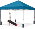 COOSHADE Durable Easy Pop Up Canopy Tent 10x10Ft, Turquiose - color: Turquiose, size: 10x10Ft