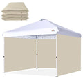 SCOCANOPY SunWall for 12x12 Pop Up Canopy Frame, 3 Pack SideWall Only (12X12, Beige) - color: Beige, size: 12X12