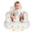 AirSwim Inflatable Baby Chair, Inflatable Baby Seat for Babies 3 Months and Up, Summer Blow Up Chair with Built in Air Pump, Bumbo Seat for Learning to Sit, Palying, Camping, Tiger - color: Tiger