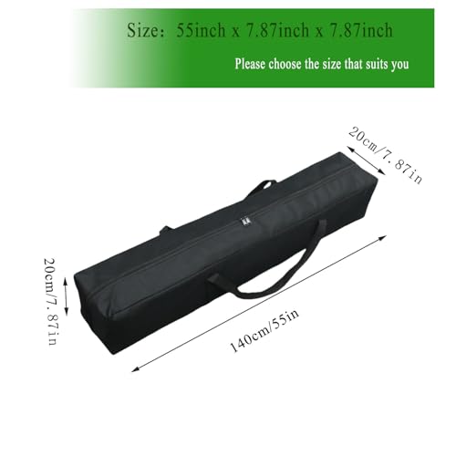 Sport Duffel Bag,Heavy Duty Canopy Tent Bag & Grill Tool Organizer - XL Water-Resistant Storage for Pop Up Shelter, Camp Chairs, Hammock Stand & BBQ Utensils (55''(L) x7.87''(W) x7.87''(H)) - size: 55''(L) x7.87''(W) x7.87''(H)