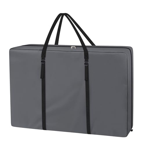 Explore Land Heavy Duty Chair Storage Bag for Folding Longue Zero Gravity Light Weight Transport Folding Rollator Walker (Grey) - color: 1 Pack: Grey