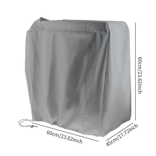 Gralara Wall Mounted Garden Hose Reel Cover Water Hose Reel Cover Sun Protection, Accessories, Protective Cover for Outdoor, Gray