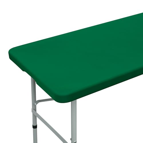 NEWISHER Green Rectangular Tablecloth 20x30 Inch Elastic Stretch Spandex Polyester Table Cover for Dining, Picnic, Camping Indoor and Outdoor - color: Green, size: 30" x 20" (Rectangular)