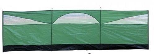 Windbreaker Privacy Camping Screen 3 Panel Blocker Garden Beach 197" x 60" (Forest Green)